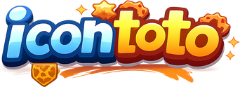 Logo icontoto berwarna biru hijau
